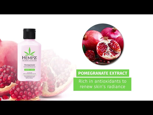 Hempz Pomegranate Body Moisturiser 66mL, UK version