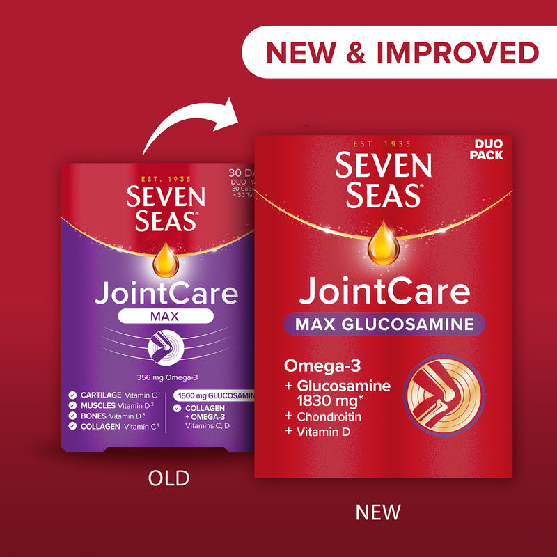 Seven Seas Jointcare Max joint supplement 30 tablets 30 capsules, UK version