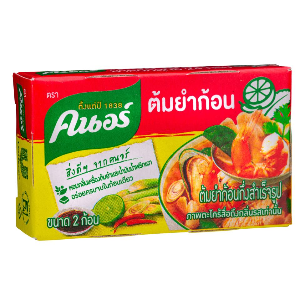 Knorr Tom Yum soup cubes, UK version