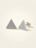 Prada enamelled metal earrings post-back fastening - British product