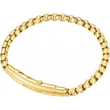 Police gold mens fleshy bracelet (British brand)