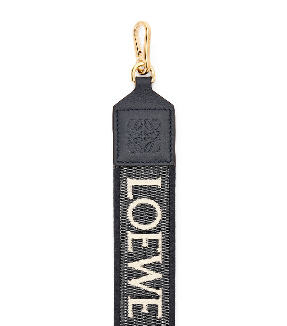 LOEWE jacquard anagram logo strap 4cm x 105cm, UK version