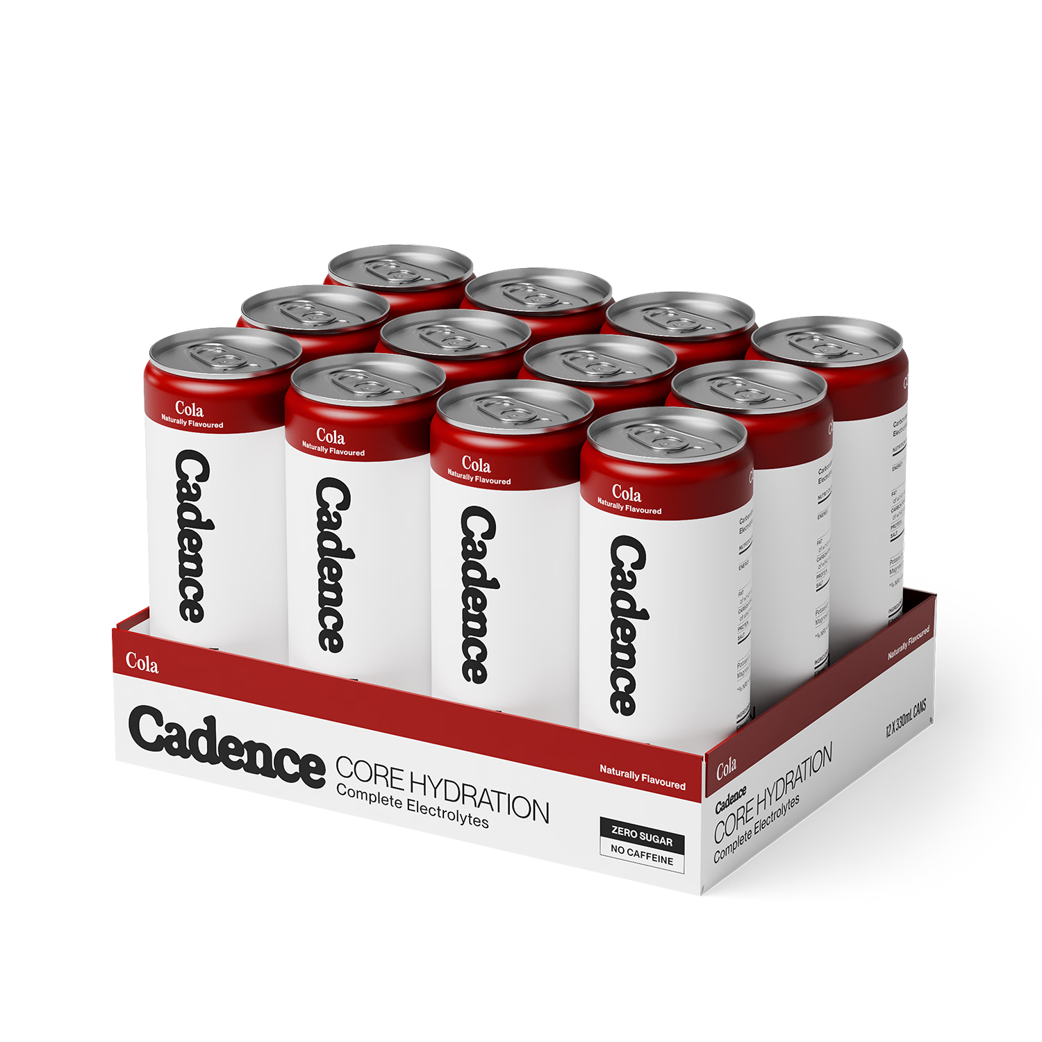 Cadence Core Hydration Sugar Free Cola 330ml, UK version