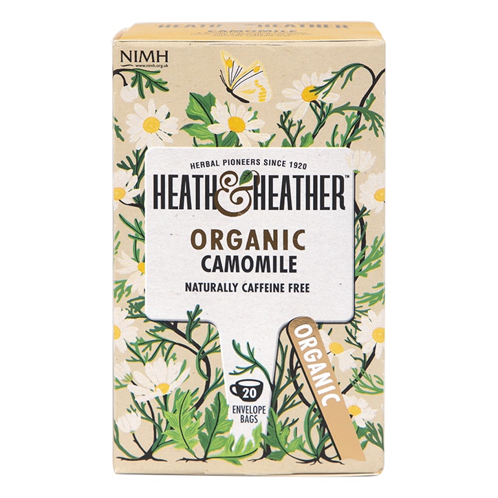 Heath & Heather Organic Green Tea 20 Tea Bags Herbal Tea Holland&Barrett   