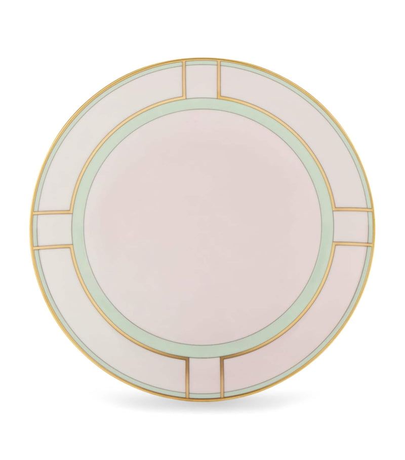 GINORI 1735 porcelain dessert plate in Rosa, 20cm, UK version