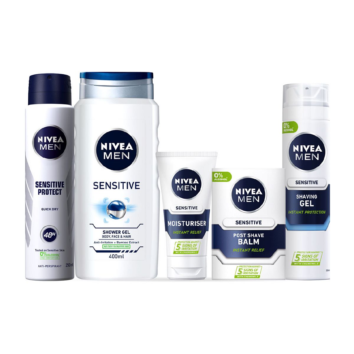 Nivea Men Sensitive Skin Bundle Men's Toiletries Boots   