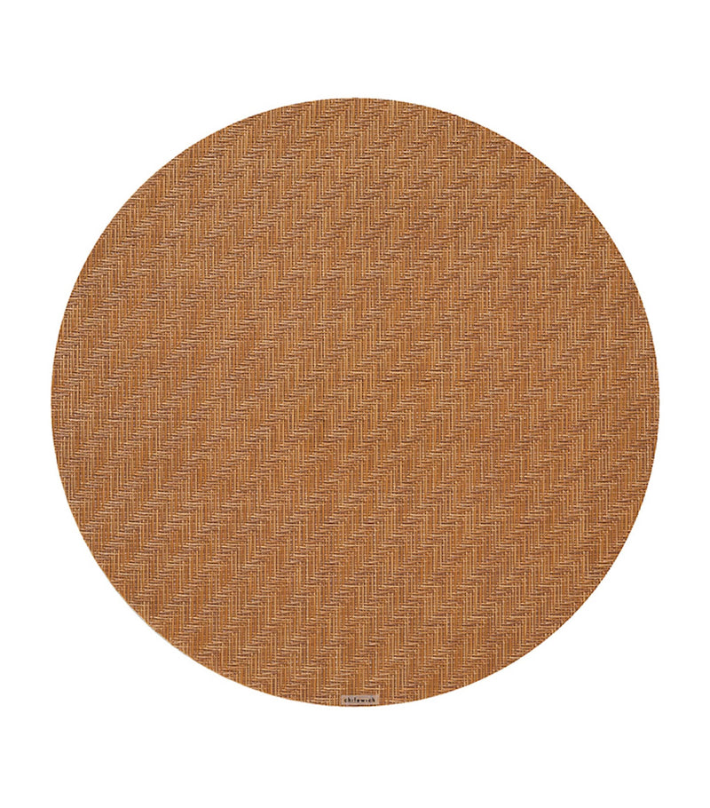 Chilewich TerraStrand Foxtail round placemat 38cm - British product