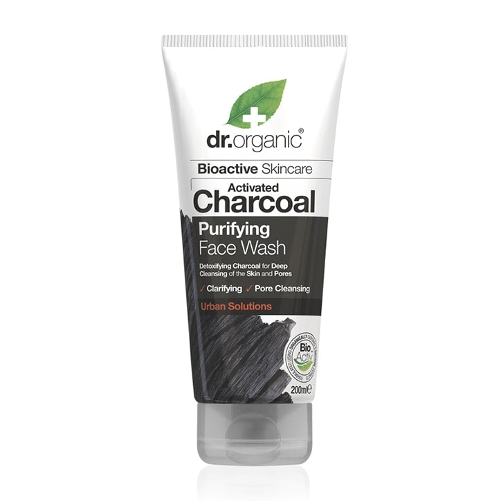 Dr Organic Charcoal Face Wash 200ml GOODS Holland&Barrett   