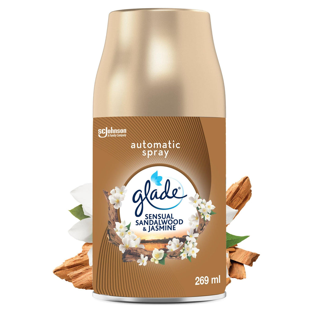 Glade Automatic Spray Refill Sensual Sandalwood & Jasmine Air Freshener 269ml