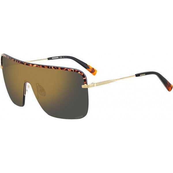 Lunettes de soleil Missoni marron-doré MIS 0139 - Produit britannique