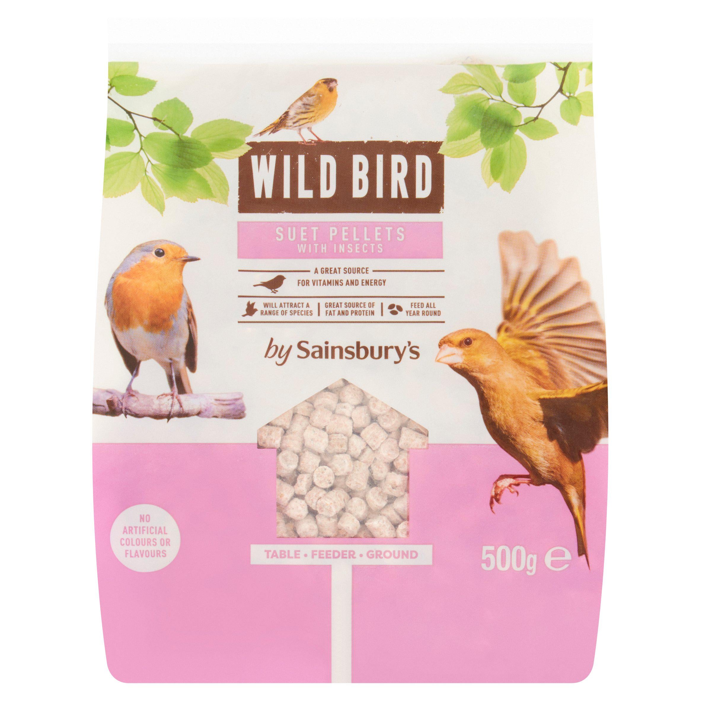 Sainsbury's Suet Pellets with Insects 500g GOODS Sainsburys   