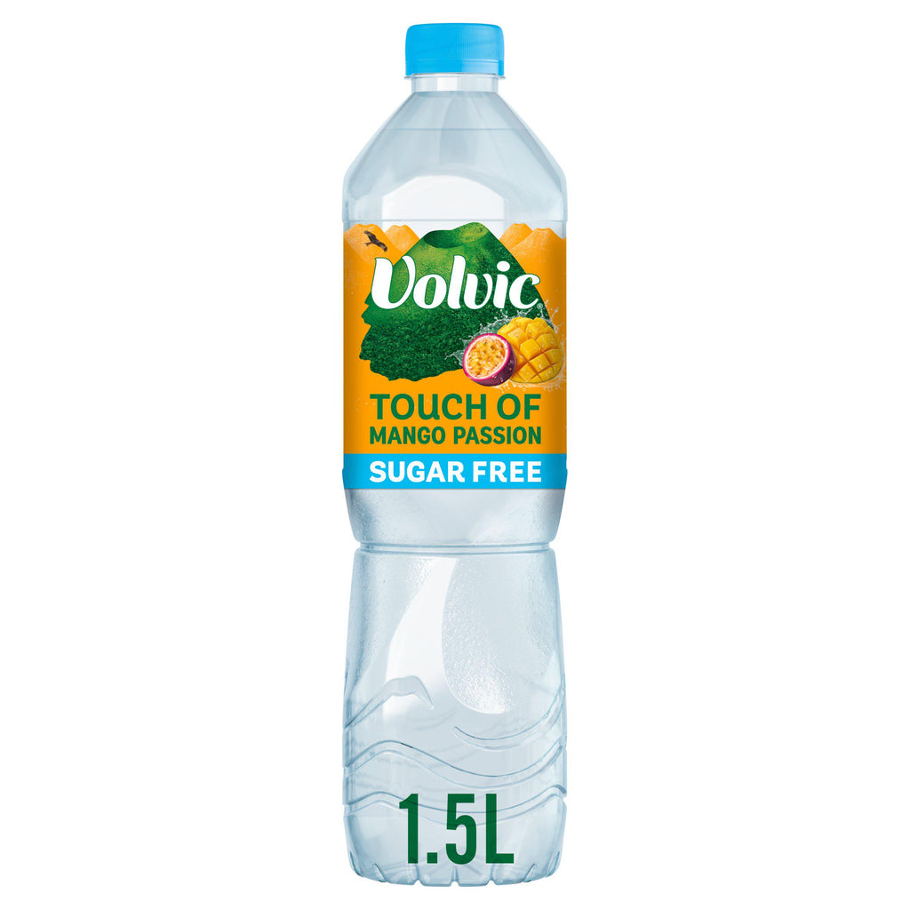 Volvic Touch of Fruit Sugar Free Special Edition Mango Passion Flavoured Water 1.5L