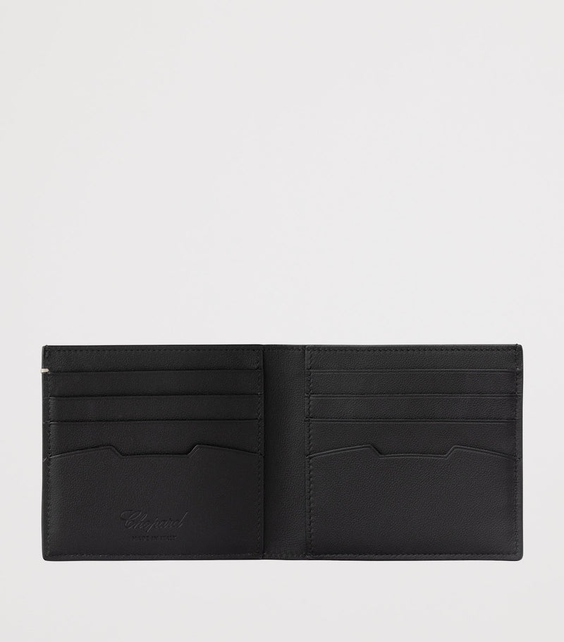 Chopard Racing bifold calfskin leather wallet - British product