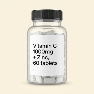 Holland & Barrett Holland & Barrett Vitamin C & Zinc 60 Tablets- Buy online at McGrocer