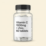 Complément Holland &amp; Barrett Vitamine C &amp; Zinc 60 comprimés, version UK
