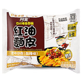 Bai Jia instant broad noodle hot and sour chilli oil, UK version
