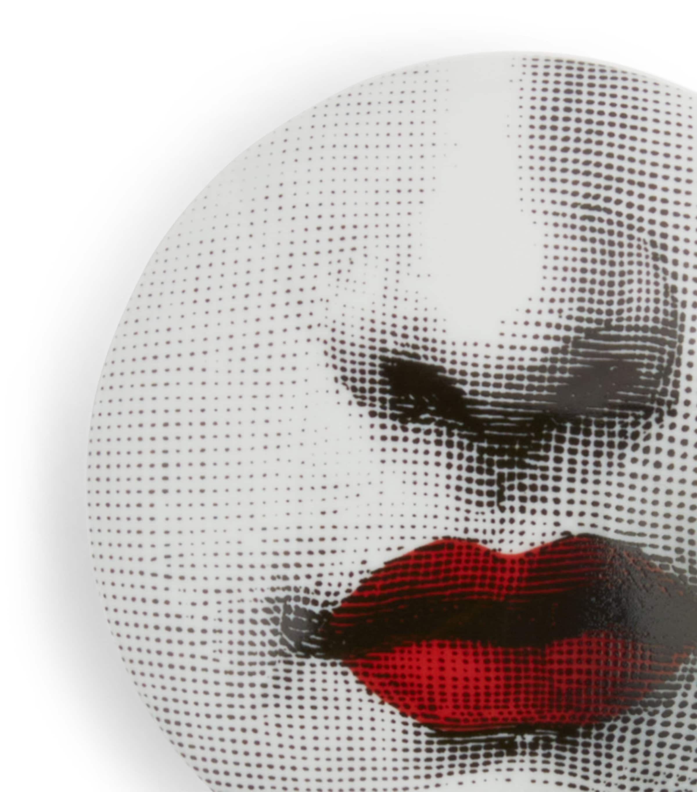 Fornasetti decorative porcelain box with Lina Cavalieri lips 10.5cm, imported from the UK