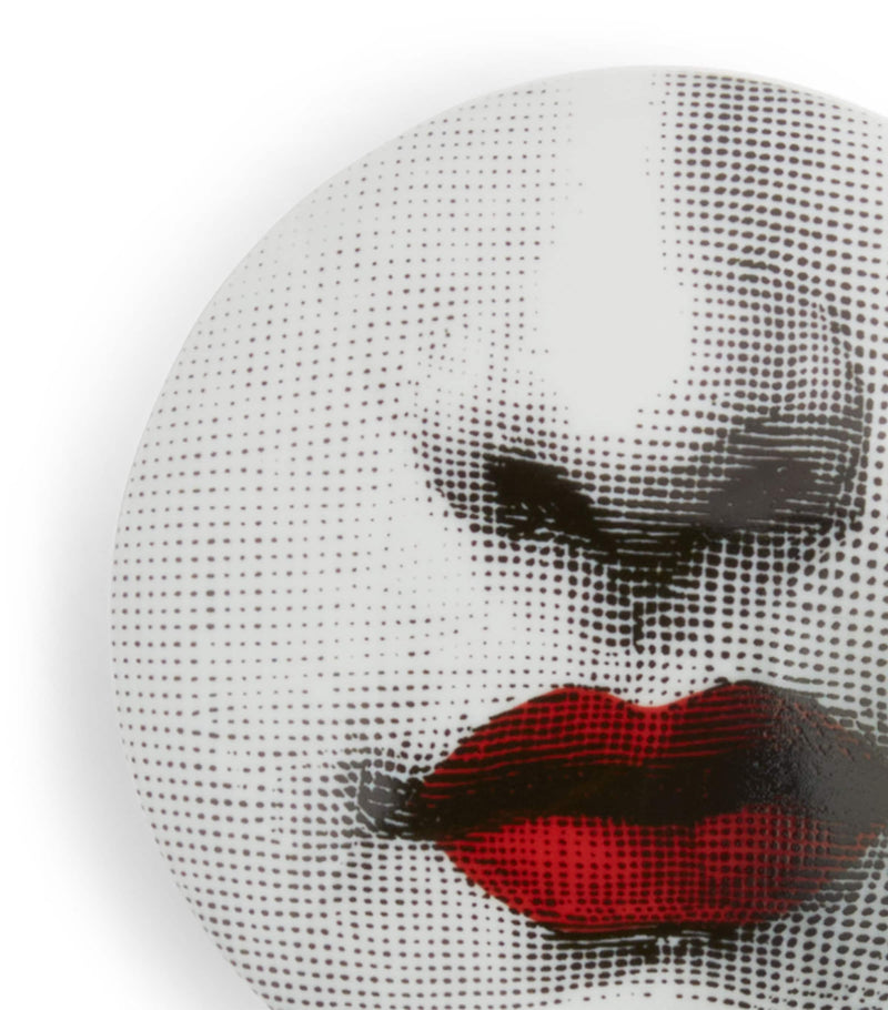 Fornasetti decorative porcelain box with Lina Cavalieri lips 10.5cm, imported from the UK