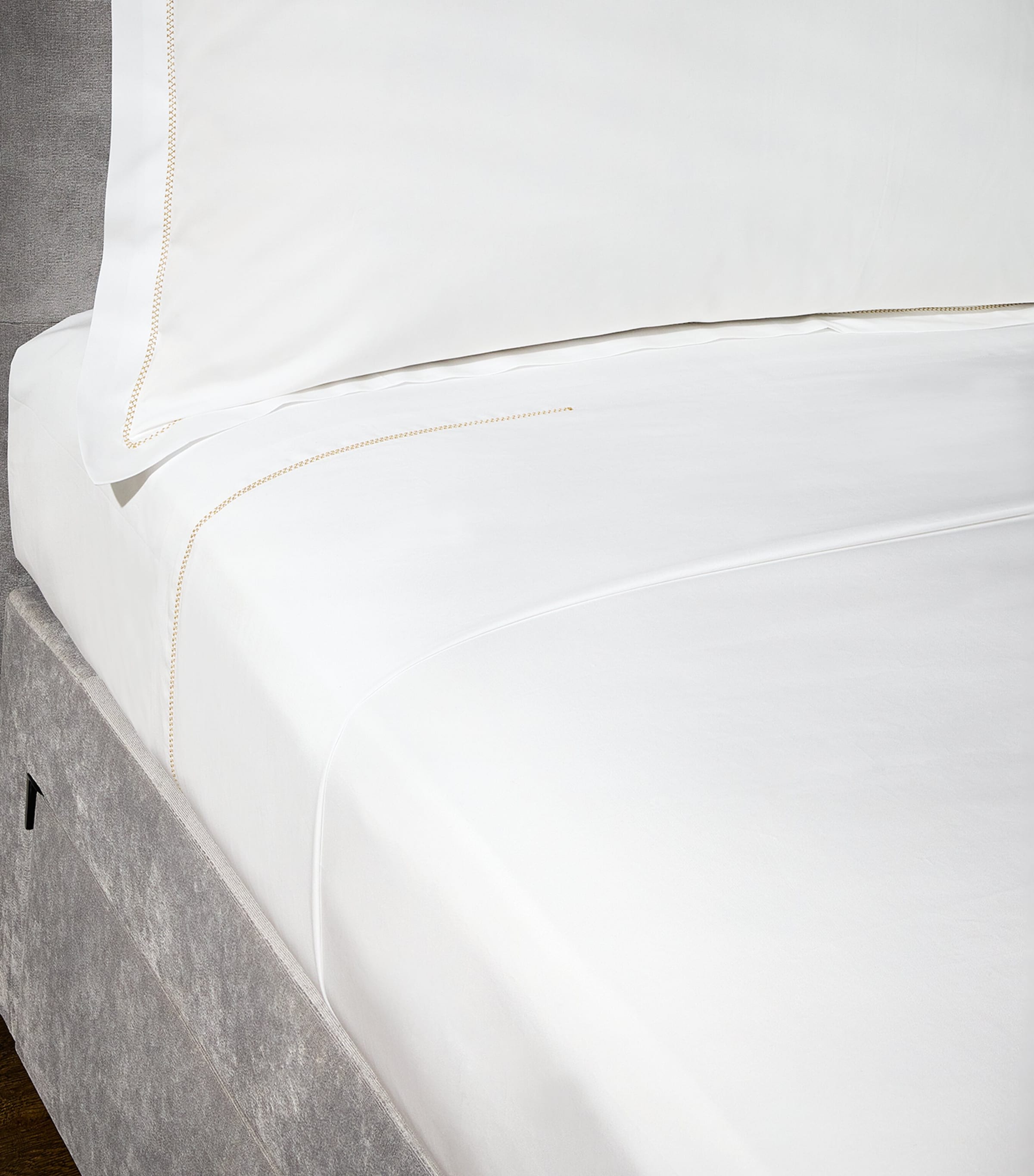 Celso De Lemos Ivy Square Pillowcase with embroidery, 65cm x 65cm - British product