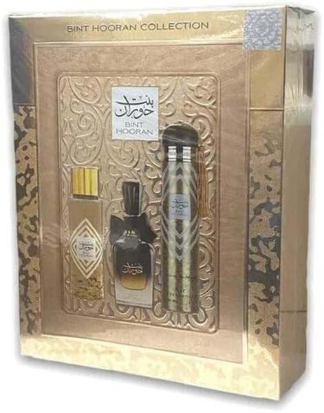 Ard Al Zaafaran Bint Hooran perfume gift set 3 piece, imported from the UK