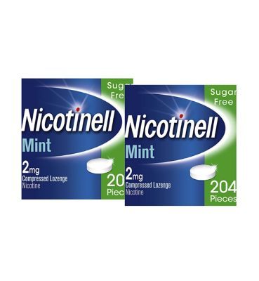 Nicotinell Mint Lozenge 204s 2mg x 2 Bundle General Health & Remedies Boots   