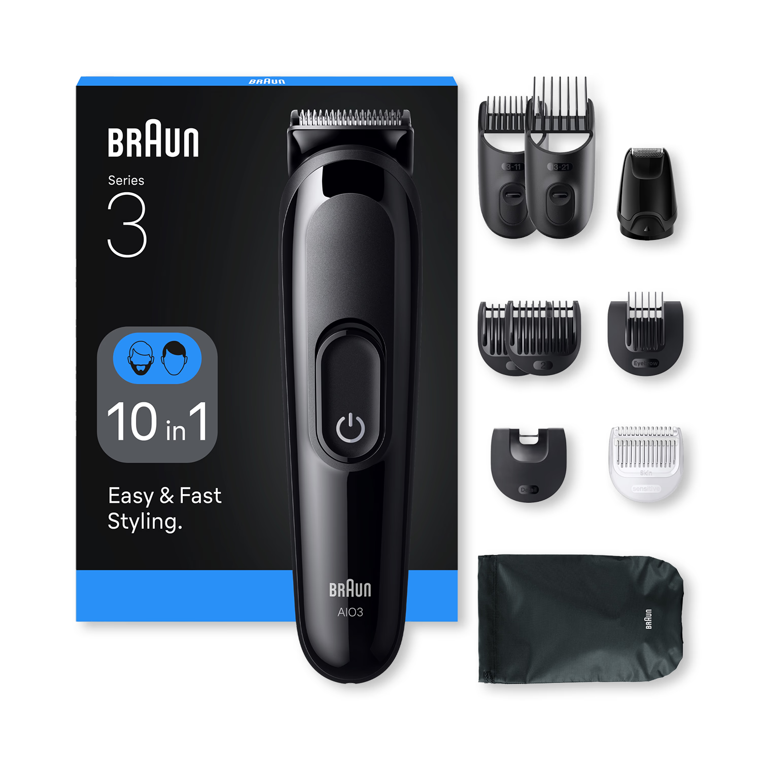 Braun All-in-One Series 3 10in1 grooming kit, UK version