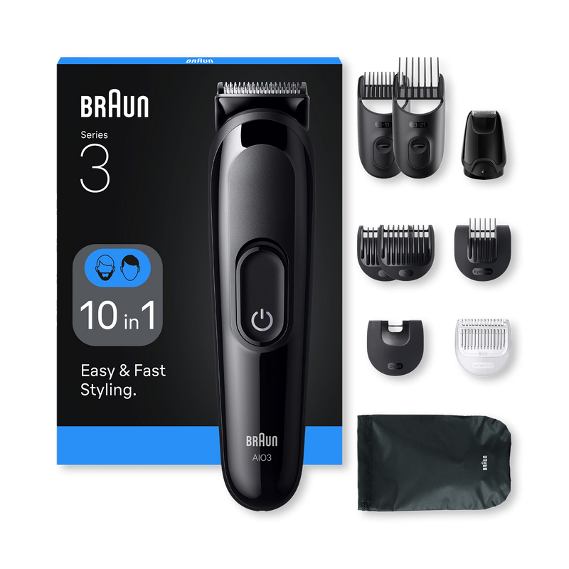 Braun All-in-One Series 3 10in1 grooming kit, UK version