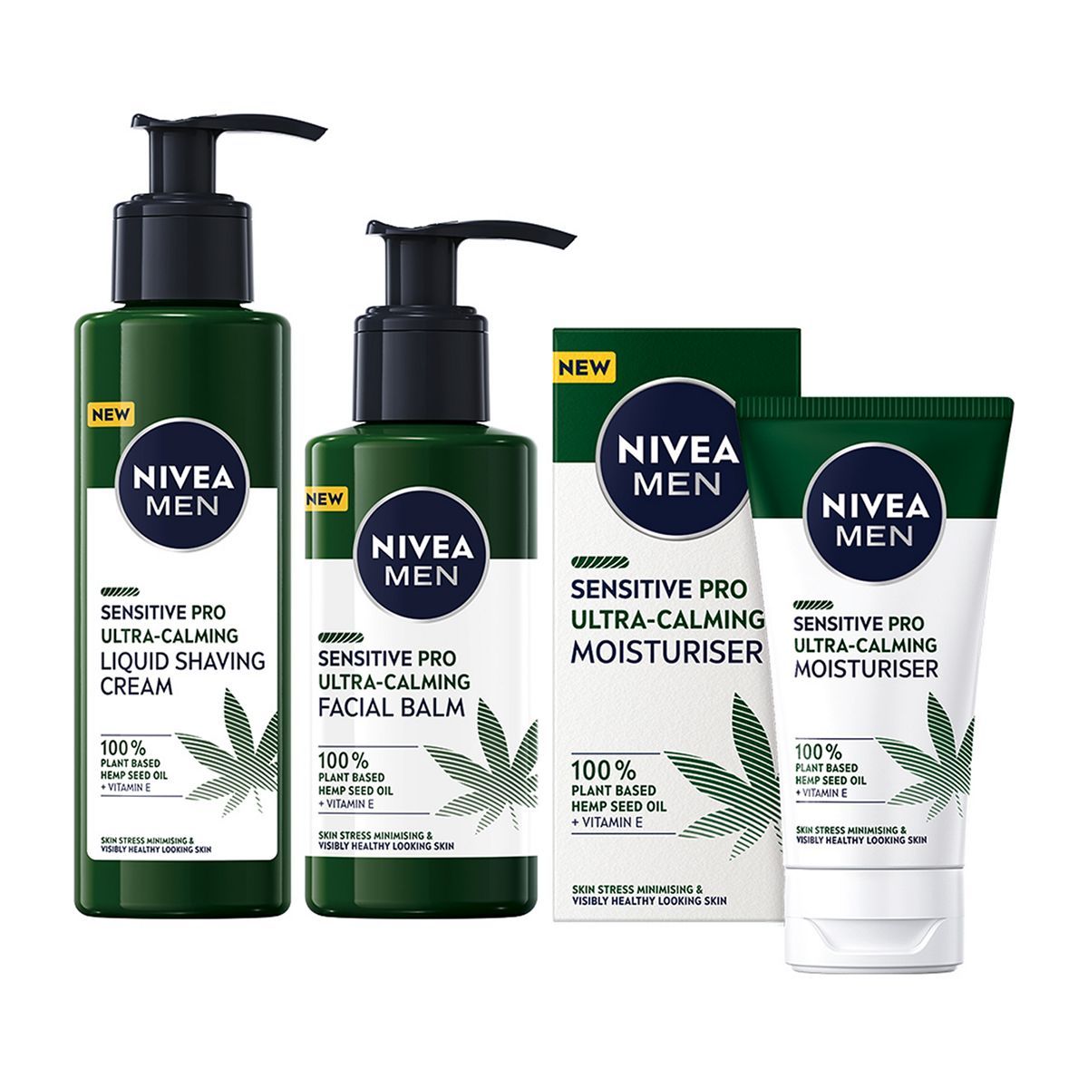 Nivea Men Sensitive Pro Calming Bundle Men's Toiletries Boots   