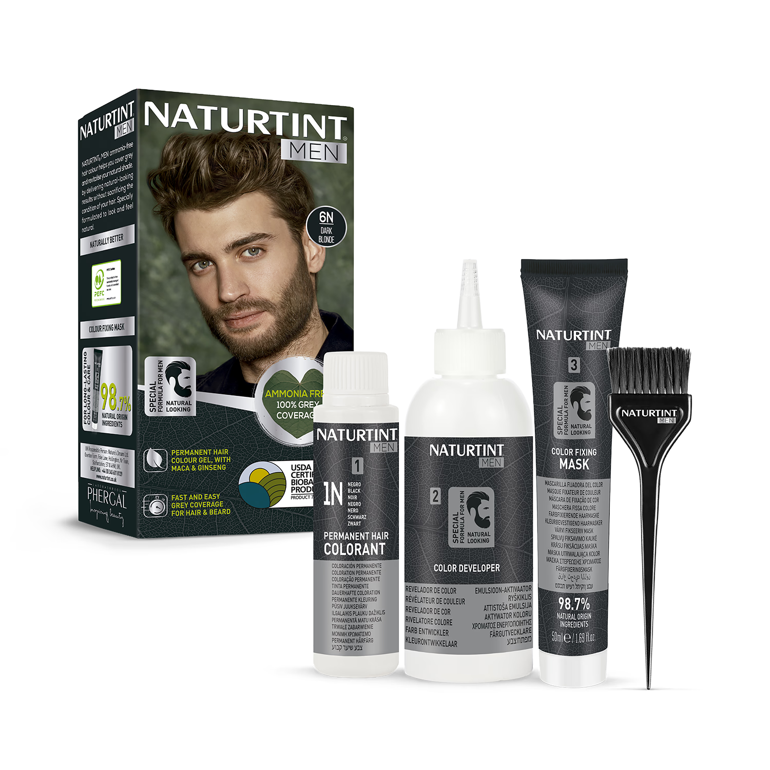 Naturtint dark blonde hair colour gel 170ml, imported from the UK