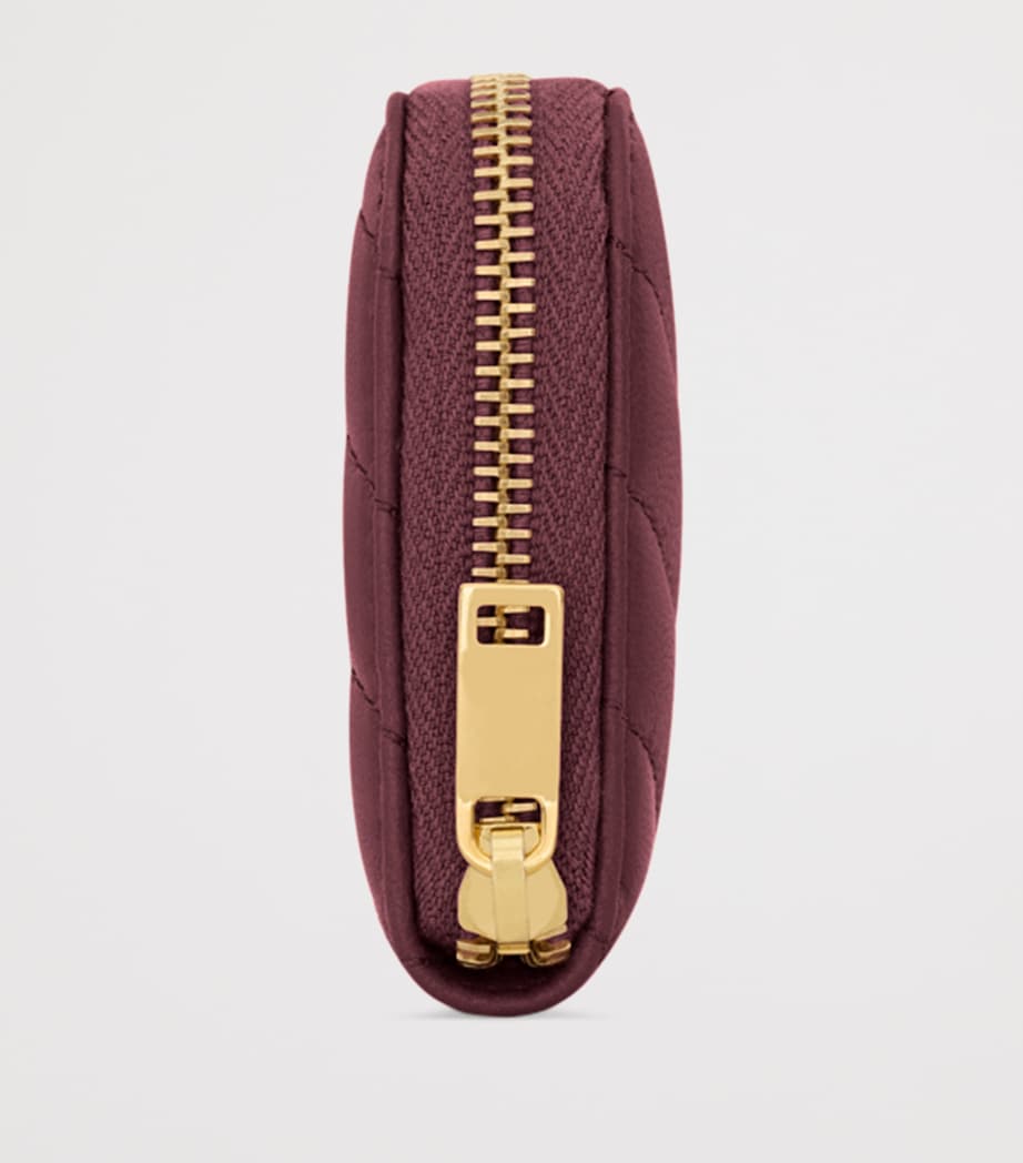Saint Laurent Cassandre lambskin wallet with quilted stitching, UK version
