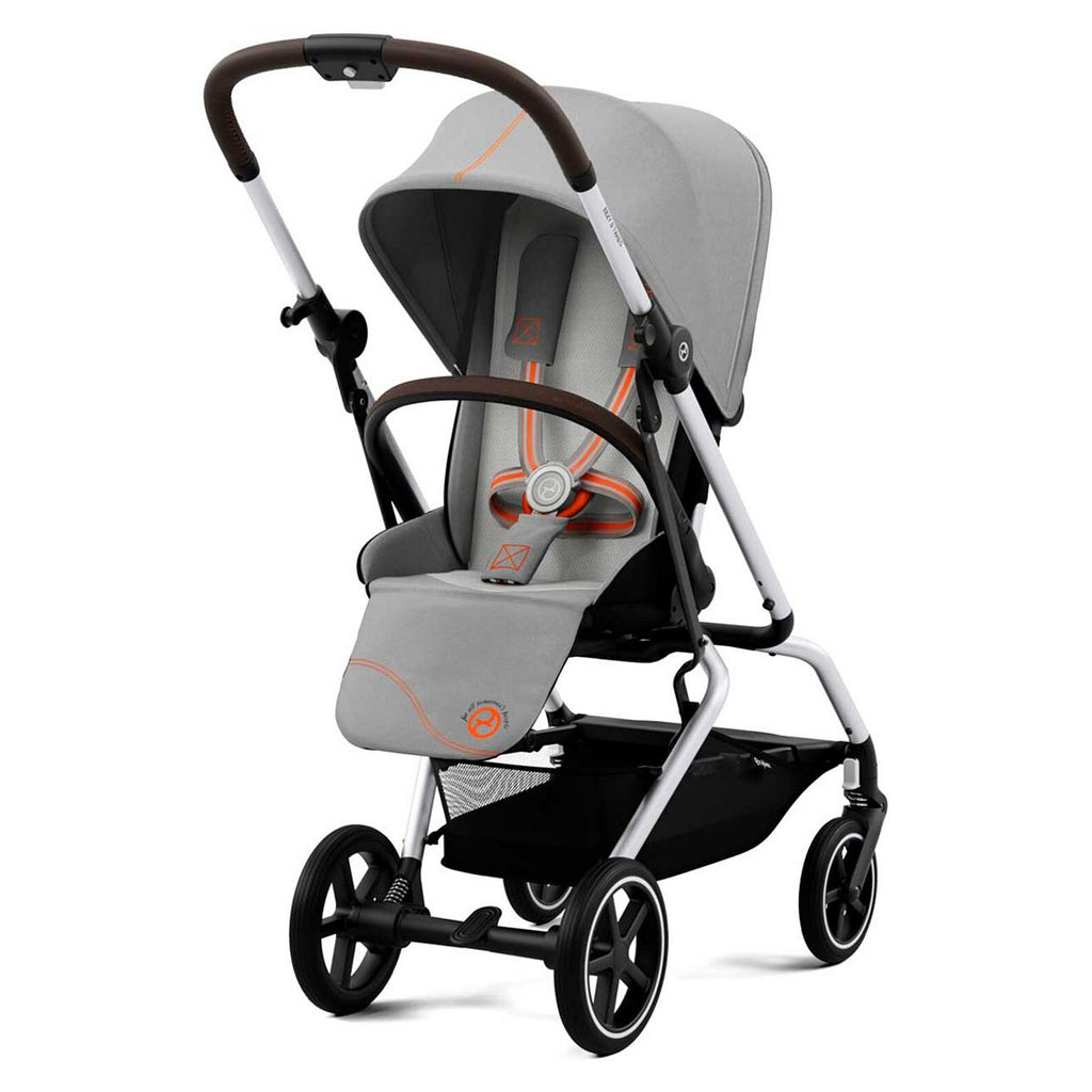 Cybex Gold Eezy S Twist +2 Compact Pushchair Lava Grey Silver Frame