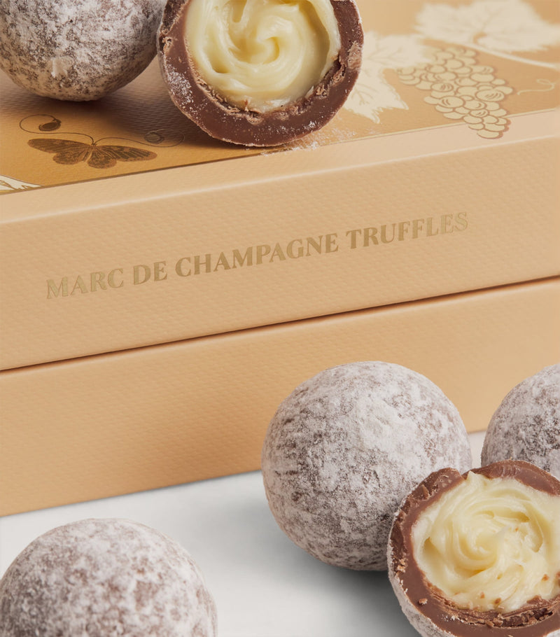 Harrods Marc de Champagne chocolate truffles 175g, UK version