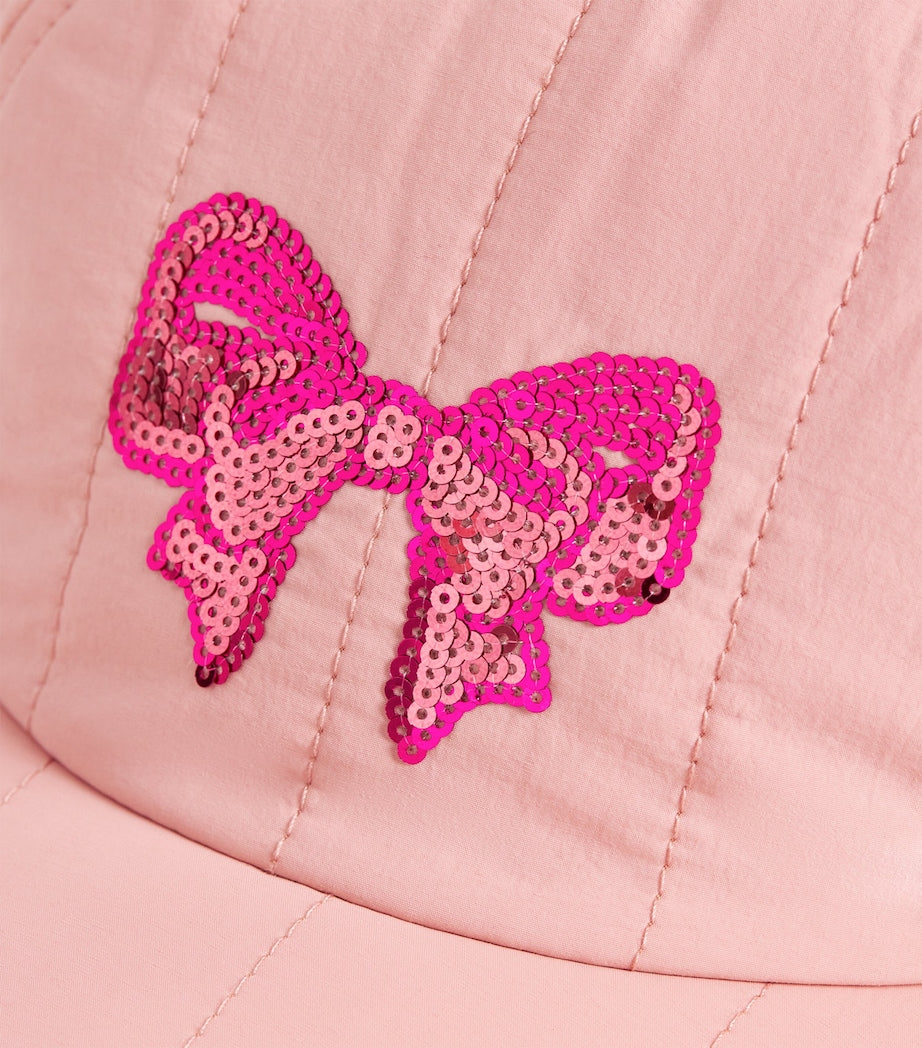 Konges Sløjd sequinned ribbon Juno cap for children aged 2-8 years, UK version