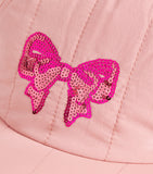 Konges Sløjd sequinned ribbon Juno cap for children aged 2-8 years, UK version