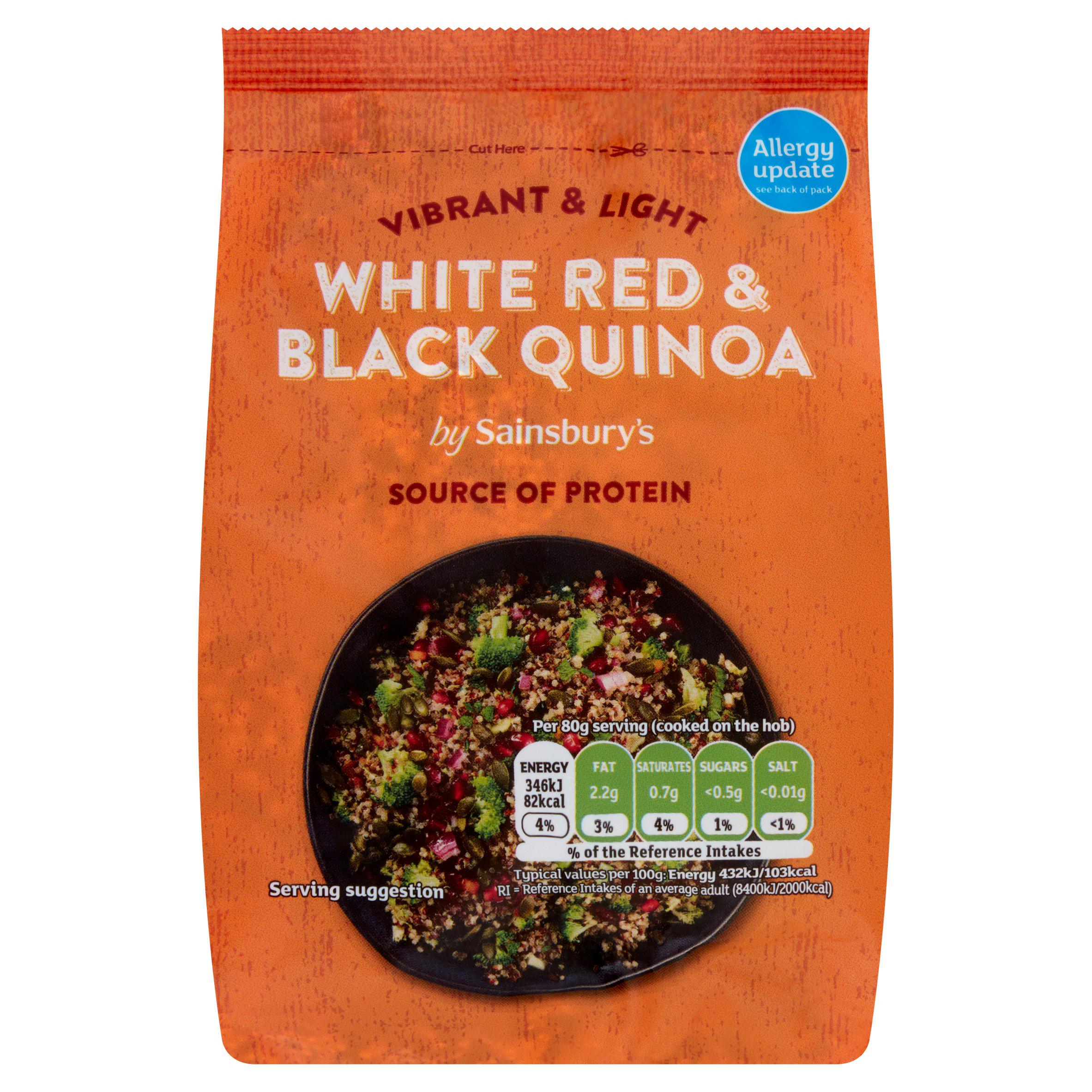 Sainsbury's White Red & Black Quinoa 300g GOODS Sainsburys   