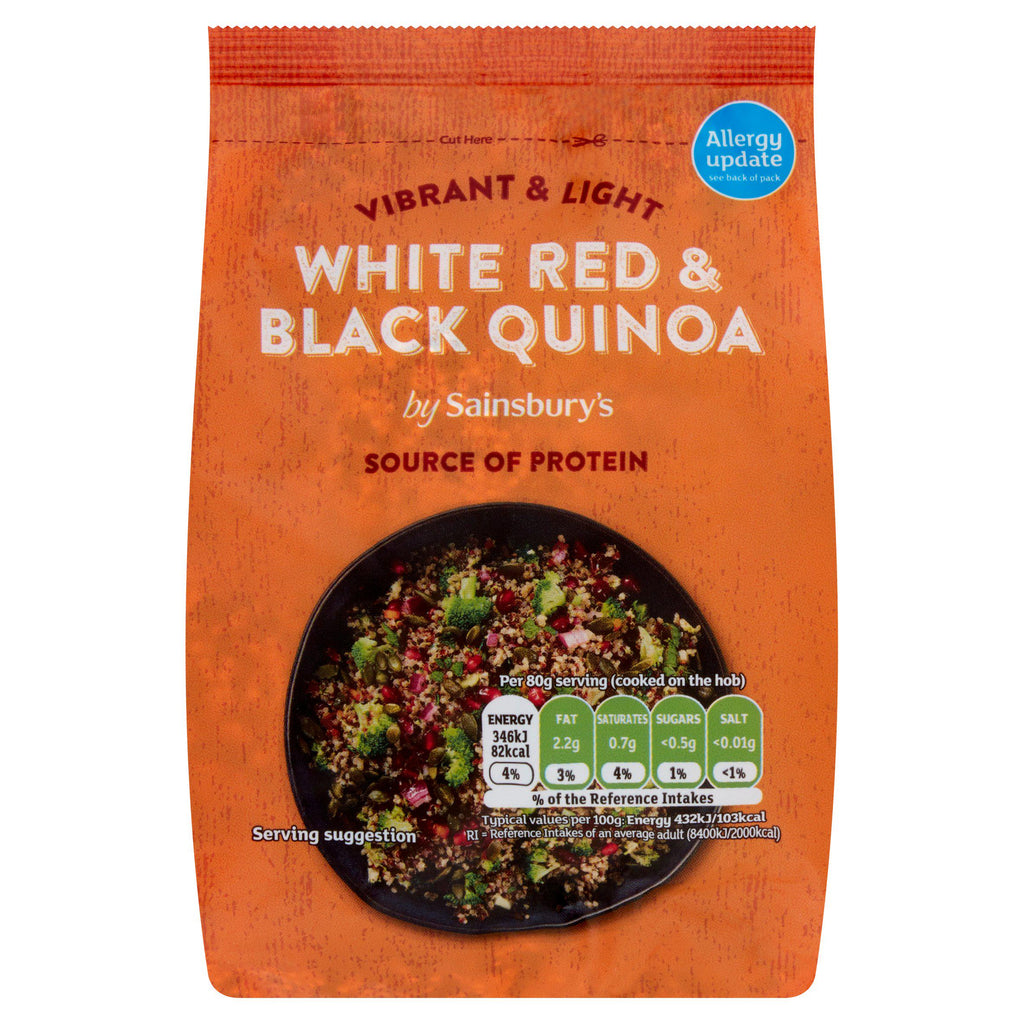 Sainsbury's White Red & Black Quinoa 300g