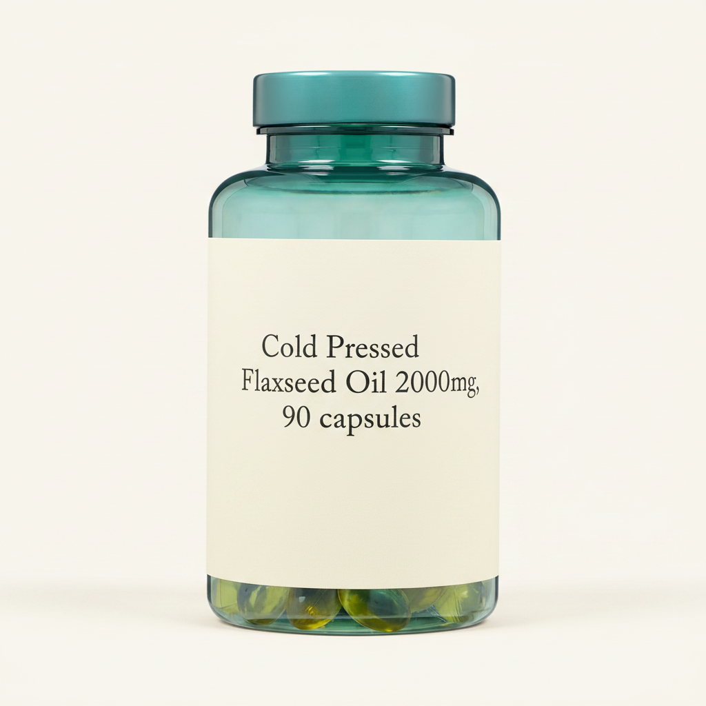 Holland & Barrett Cold Pressed Flaxseed Oil 2000mg Omega 3-6-9 180 Capsules
