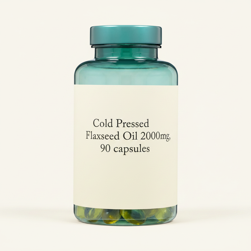 Holland & Barrett Cold Pressed Flaxseed Oil 2000mg Omega 3-6-9 180 Capsules