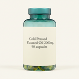Holland & Barrett Cold Pressed Flaxseed Oil 2000mg Omega 3-6-9 180 Capsules