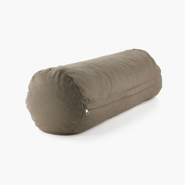 Myga buckwheat yoga bolster pillow wood, UK version