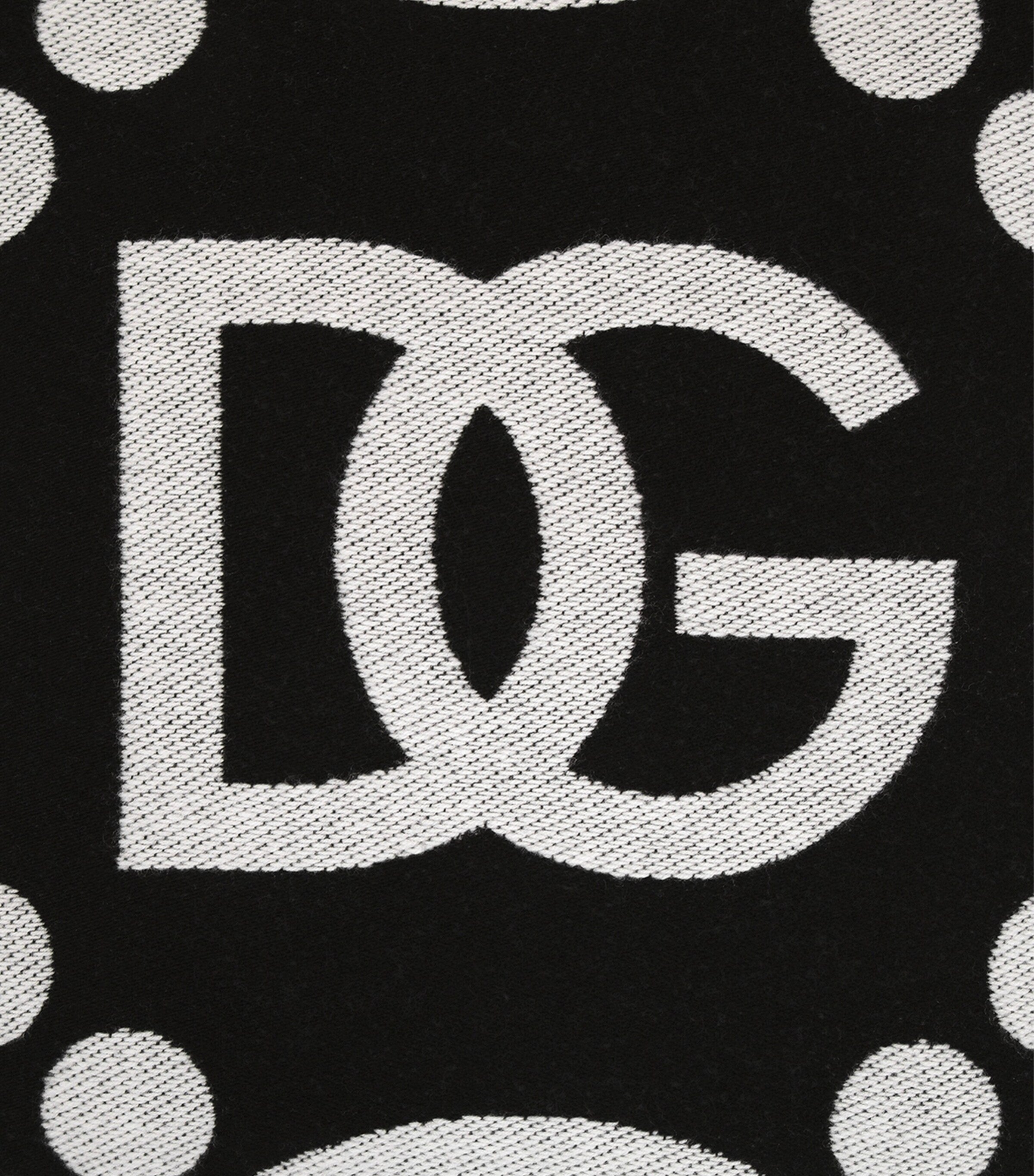 Dolce&Gabbana Casa wool-silk-cashmere logo cushion 50cm x 50cm - British product