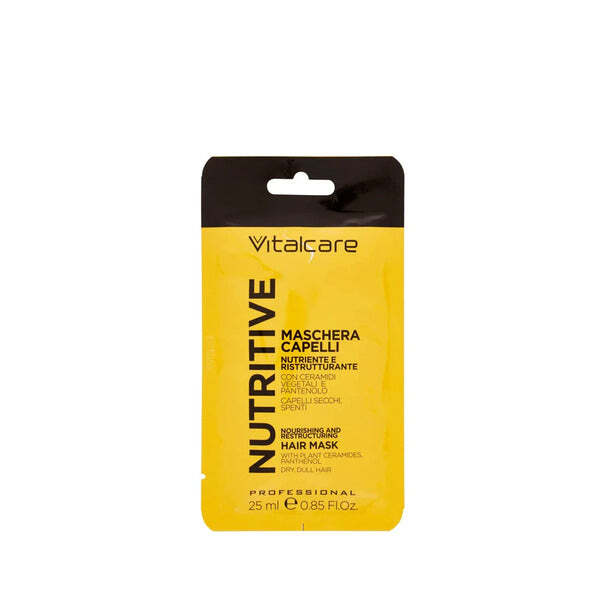 Vitalcare nourishing restructuring hair mask 25ml, imported from the UK