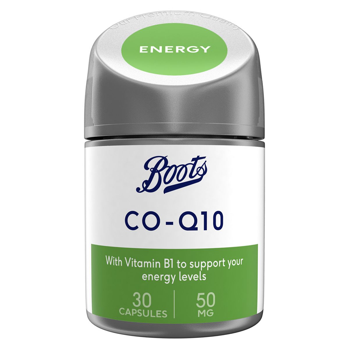 Boots CO-Q10 50mg 30 Capsules (1 month supply) Vitamins, Minerals & Supplements Boots   