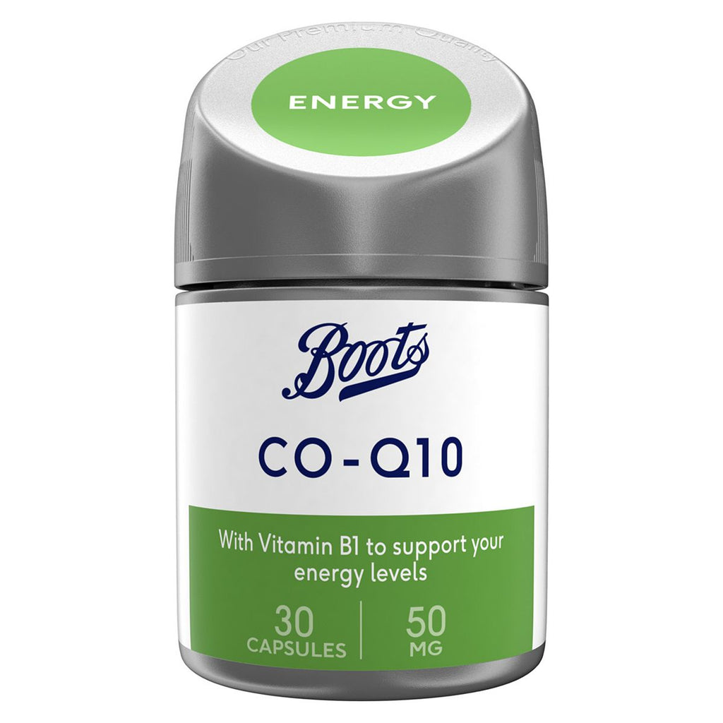 Boots CO-Q10 50mg 30 Capsules (1 month supply)