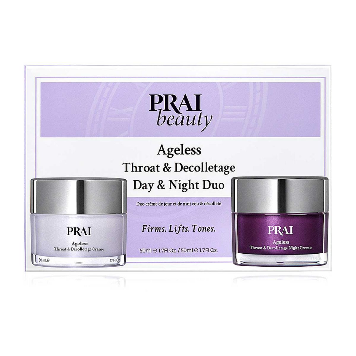 PRAI Beauty Ageless Throat Day & Night Creme Duo GOODS Boots   