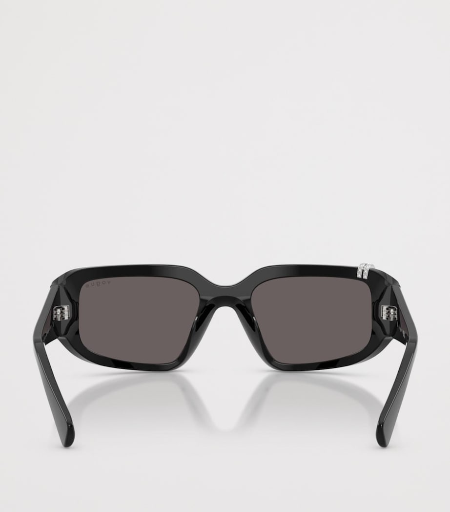 Vogue rhinestone irregular sunglasses (British brand)