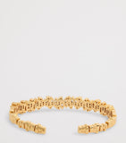 Suzanne Kalan yellow gold diamond bangle small size (British brand)