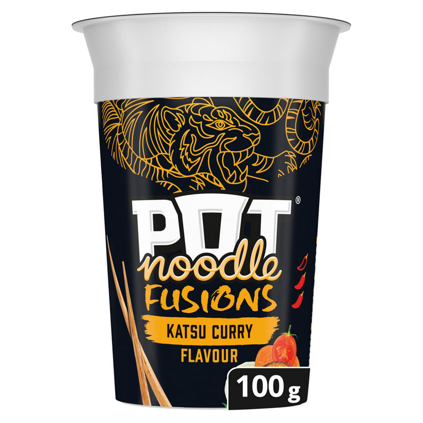 Pot Noodle Fusions Katsu Curry Instant Snack Noodle GOODS ASDA   