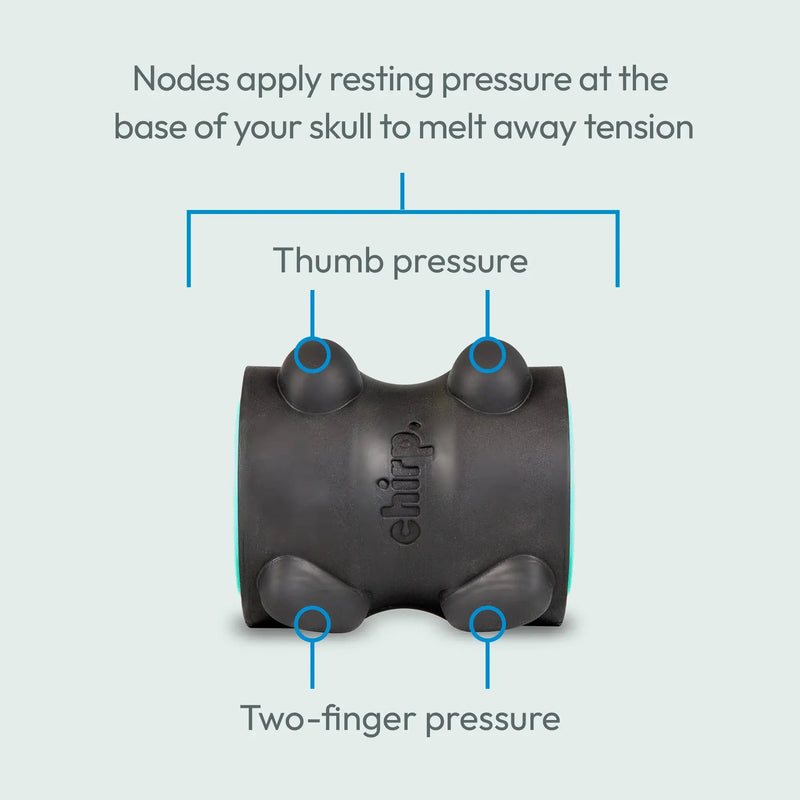 Chirp Wheel XR neck and headache relief massager 4 inch, imported from the UK