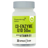 Superdrug Energy Co-Enzyme Q10 50mg With Vitamin B1 x30 GOODS Superdrug   